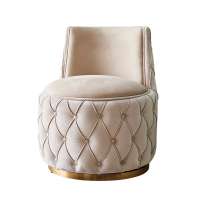 New design Nodric living room bedroom furniture round swivel vanity chair