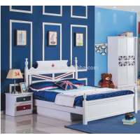 2018 Popular and modern wood bed children bedroom set for bedroom furniture