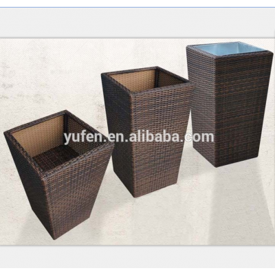 all weather rattan rectangular planter box