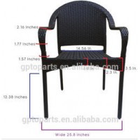 Wholesale Outdoor furniture Bamboo Chair made in China Wicker Chair