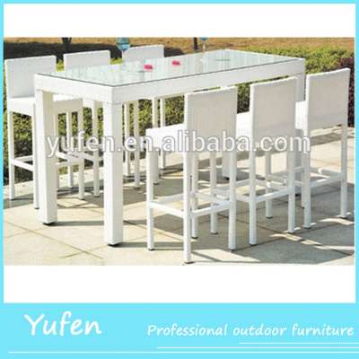 weatherproof outdoor used white wicker furniture