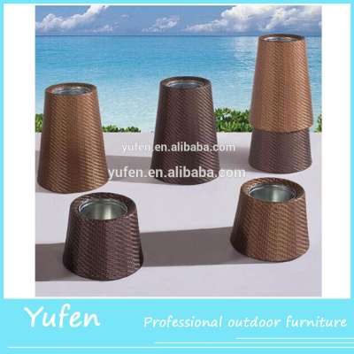 Good quality rattan outdoor furniture wicker flower pot planter boxes