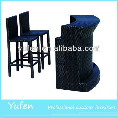 hot sale rattan sets modern bar counter