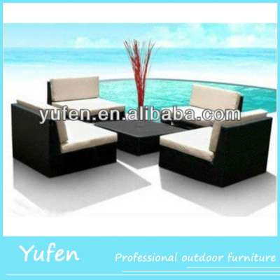 General use rattan outdoor furniture long back sofa chair for sale