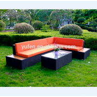 Outdoor garden furniture rattan corner sofa