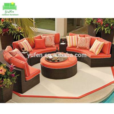 Modern simple design set rattan sofa