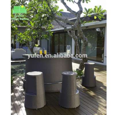 Outdoor furniture bar table furniture set with bar stool